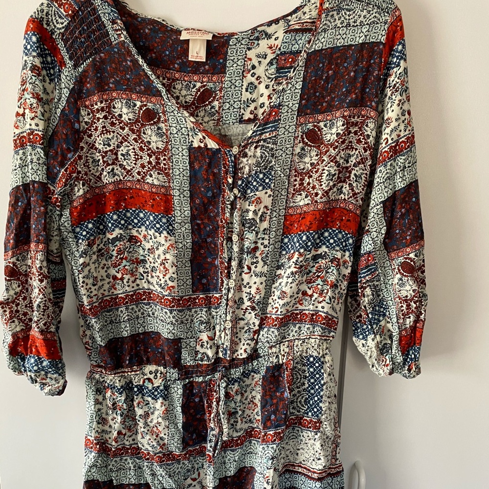 3/4 sleeve romper